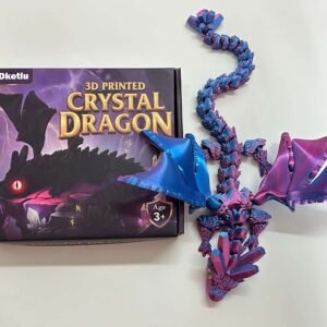 3d printed dragon blue purple1