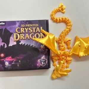 3d printed dragon gold1