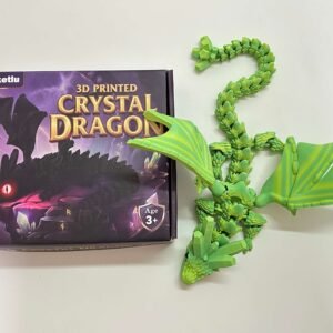 3d printed dragon green1