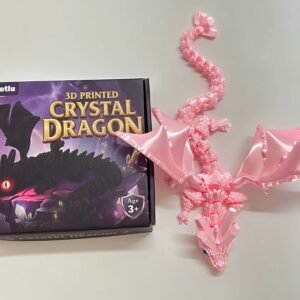 3d printed dragon pink1